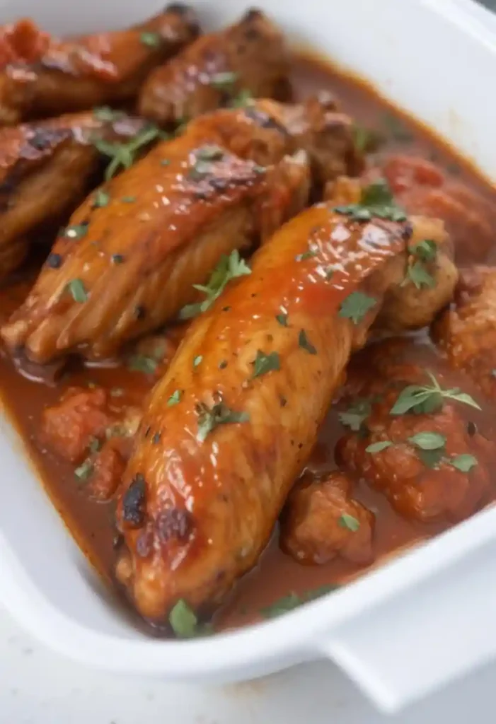 Smothered Turkey Wings Recipe